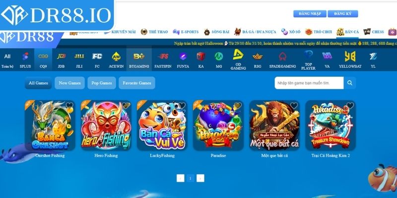 Giới thiệu tổng quan về Bắn cá CQ9 DR88
