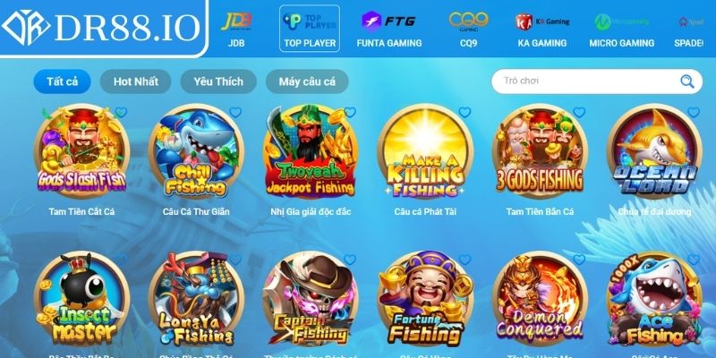 Tổng quan về sảnh Bắn cá TP DR88
