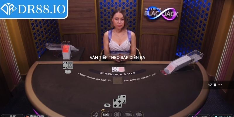 Blackjack tại sảnh Evolution DR88